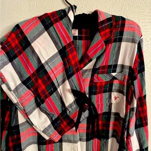 SOLD Plaid Victoria’s Secret pajama set